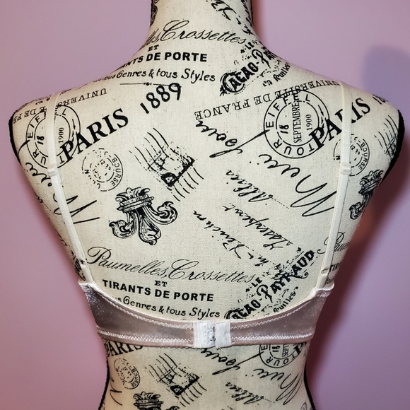 Rare Vintage Christian Dior Lace Bra 34B Pink - Picture 2 of 11